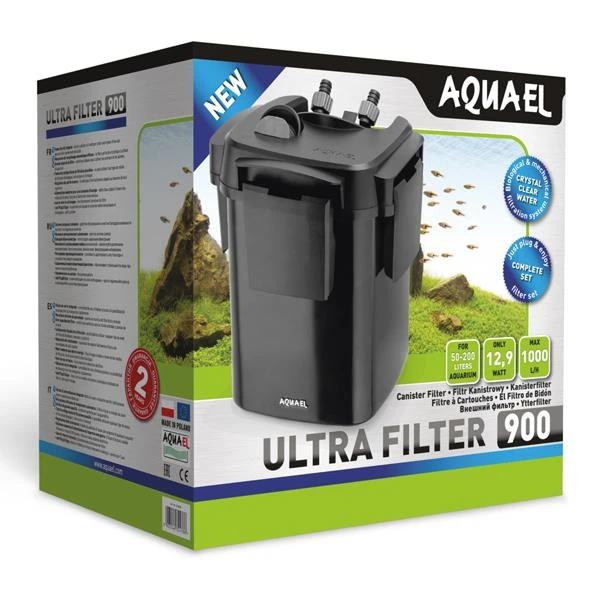 Aquael Ultra Filter 900 Dış Filtre 12,9W 900L/S